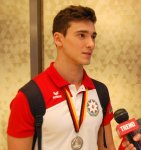 Avropa Yarışlarında uğurla çıxış etmiş idmançılarımız vətənə dönüblər (FOTO)