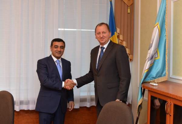 Azərbaycan-Ukrayna Beynəlxalq Alyansın rəhbəri Sumı şəhərinin meri ilə görüşüb (FOTO)
