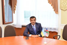 Azərbaycan-Ukrayna Beynəlxalq Alyansın rəhbəri Sumı şəhərinin meri ilə görüşüb (FOTO)