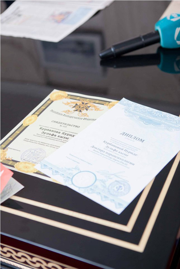 Nuridə Qurbanova Rusiya Akademiyasının medalı ilə mükafatlandırılıb (FOTO)