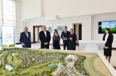 Prezident İlham Əliyev və xanımı məktəb kompleksinin və Qolf klubunun açılışında iştirak ediblər (FOTO)