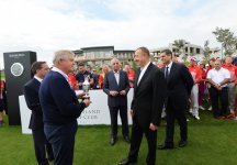 Prezident İlham Əliyev və xanımı məktəb kompleksinin və Qolf klubunun açılışında iştirak ediblər (FOTO)