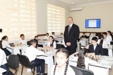 Azərbaycan Prezidenti Göyçayda Şahmat Məktəbinin açılışında iştirak edib (FOTO)