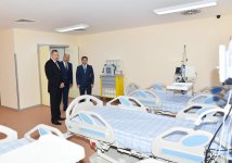 Ucar Rayon Mərkəzi Xəstəxanasının yeni binası istifadəyə verilib (FOTO)