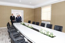İlham Əliyev YAP Göyçay rayon təşkilatının yeni binasının açılışında iştirak edib (FOTO)