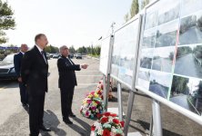 Prezident İlham Əliyev Göyçay-Ucar avtomobil yolunun açılışını edib (FOTO)