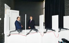 İlham Əliyev Ucar Gənclər Mərkəzinin açılışında iştirak edib (FOTO)