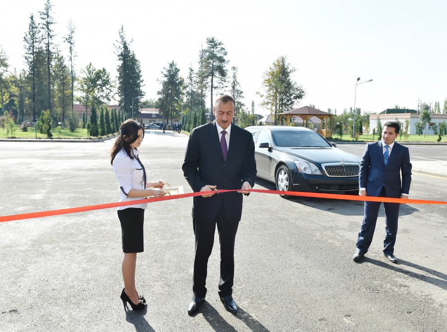 Ucar Rayon Mərkəzi Xəstəxanasının yeni binası istifadəyə verilib (FOTO)