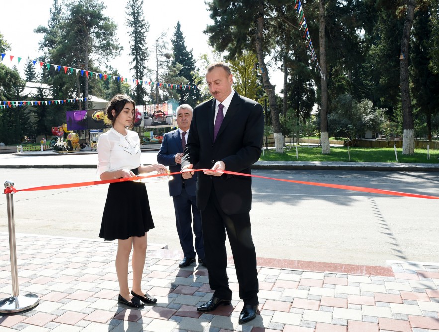 Göyçay Şəhər Uşaq Musiqi Məktəbinin açılışı olub (FOTO)