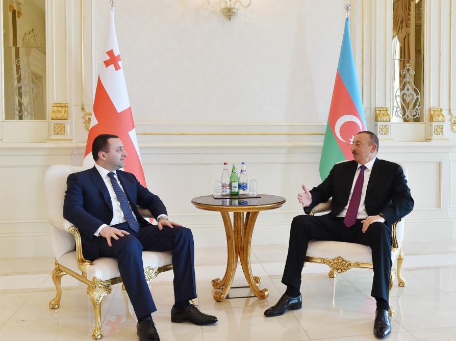 Prezident İlham Əliyev Gürcüstanın Baş nazirini qəbul edib