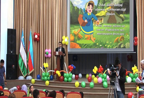 Azərbaycan cizgi filmlərinin Daşkənddə təqdimatı keçirilib (FOTO)