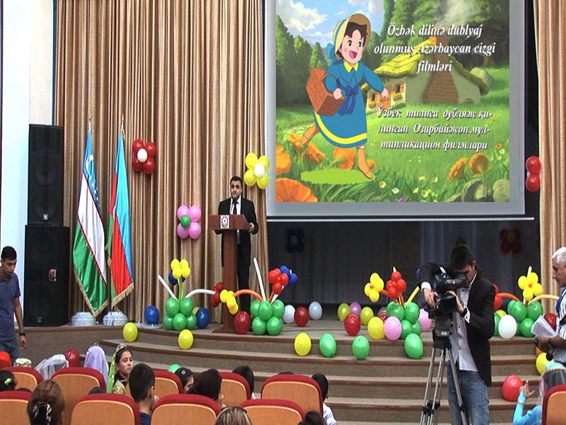 Azərbaycan cizgi filmlərinin Daşkənddə təqdimatı keçirilib (FOTO)