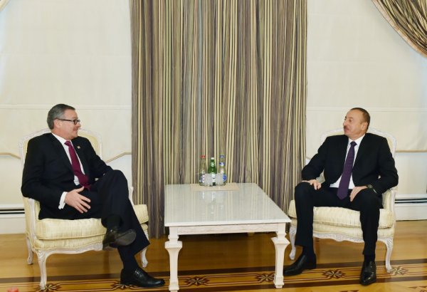 Prezident İlham Əliyev Kosta-Rikanın xarici işlər və etiqad nazirini qəbul edib