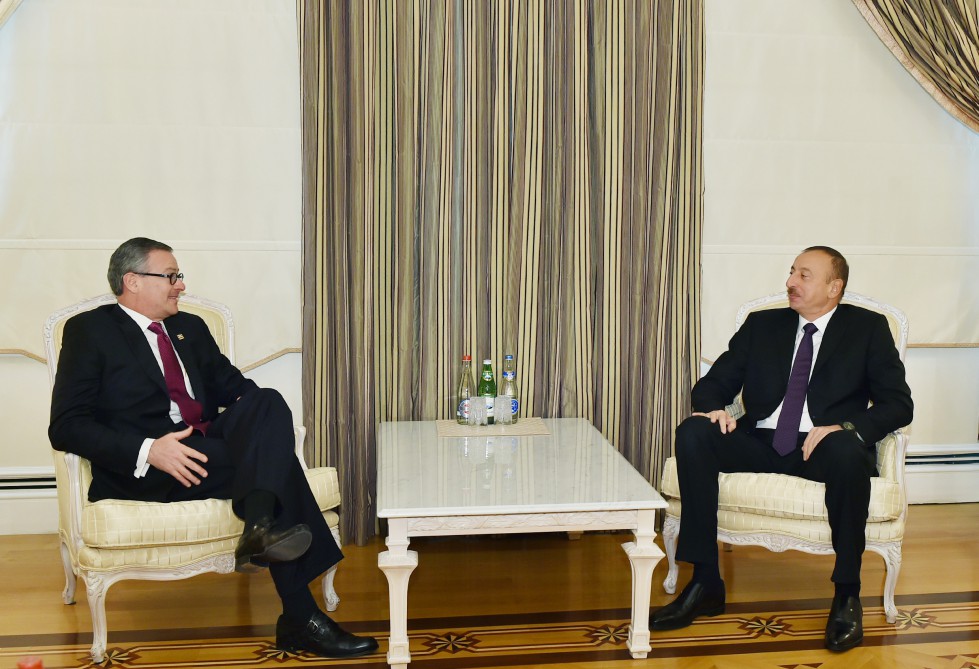 Prezident İlham Əliyev Kosta-Rikanın xarici işlər və etiqad nazirini qəbul edib