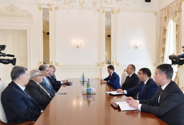 Prezident İlham Əliyev İranın Şərqi Azərbaycan vilayətinin valisini qəbul edib (FOTO)