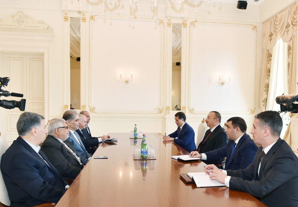 Prezident İlham Əliyev İranın Şərqi Azərbaycan vilayətinin valisini qəbul edib (FOTO)