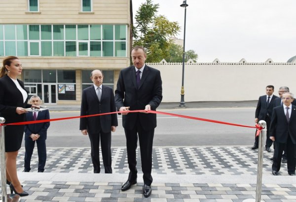 Prezident İlham Əliyev Sabunçu Məhkəmə Kompleksinin açılışında iştirak edib (FOTO)