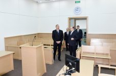 Prezident İlham Əliyev Sabunçu Məhkəmə Kompleksinin açılışında iştirak edib (FOTO)
