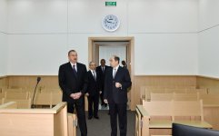 Prezident İlham Əliyev Sabunçu Məhkəmə Kompleksinin açılışında iştirak edib (FOTO)
