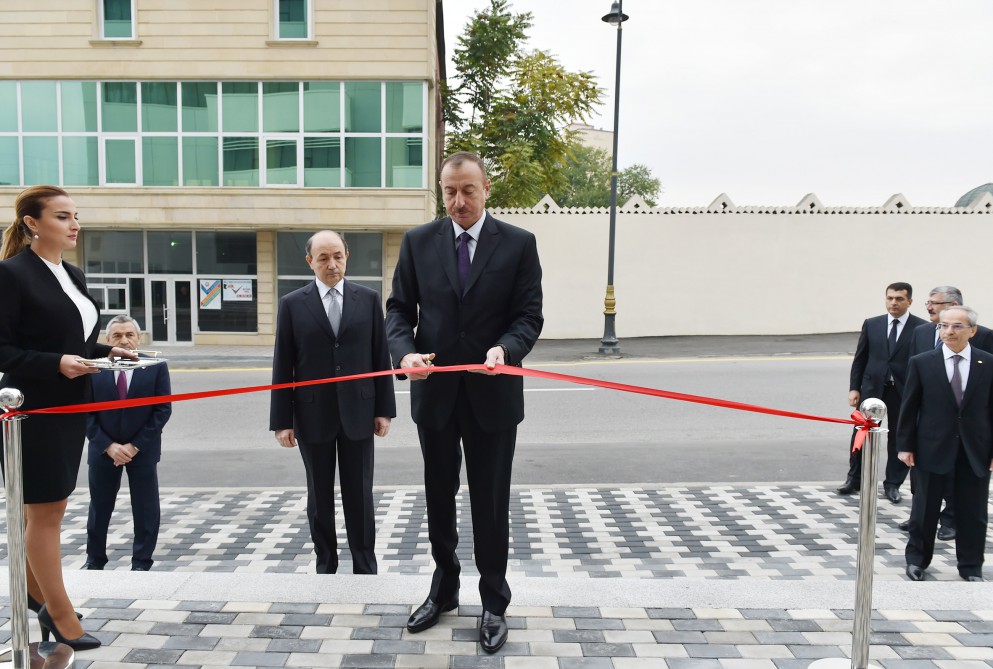Prezident İlham Əliyev Sabunçu Məhkəmə Kompleksinin açılışında iştirak edib (FOTO)