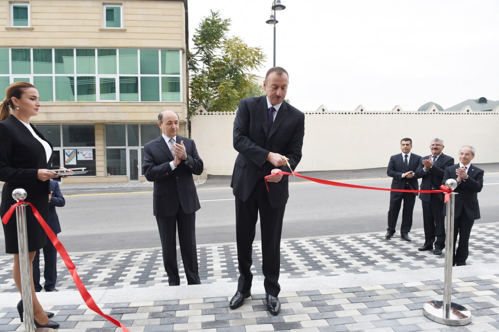 Prezident İlham Əliyev Sabunçu Məhkəmə Kompleksinin açılışında iştirak edib (FOTO)