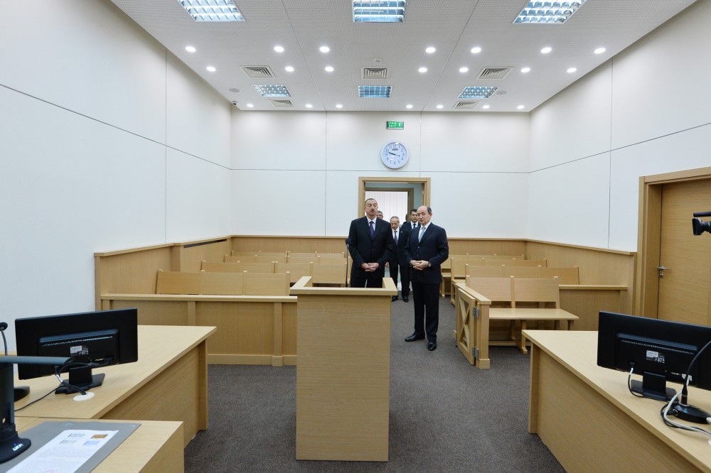 Prezident İlham Əliyev Sabunçu Məhkəmə Kompleksinin açılışında iştirak edib (FOTO)