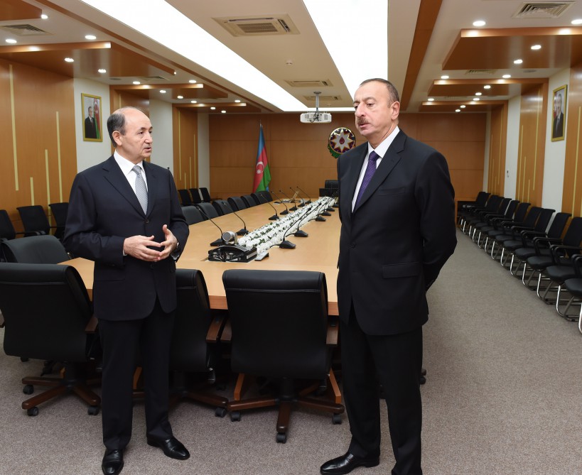 Prezident İlham Əliyev Sabunçu Məhkəmə Kompleksinin açılışında iştirak edib (FOTO)