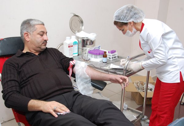 Azərbaycanda Aşura Günü ilə əlaqədar qanvermə aksiyası keçirilir (FOTO)