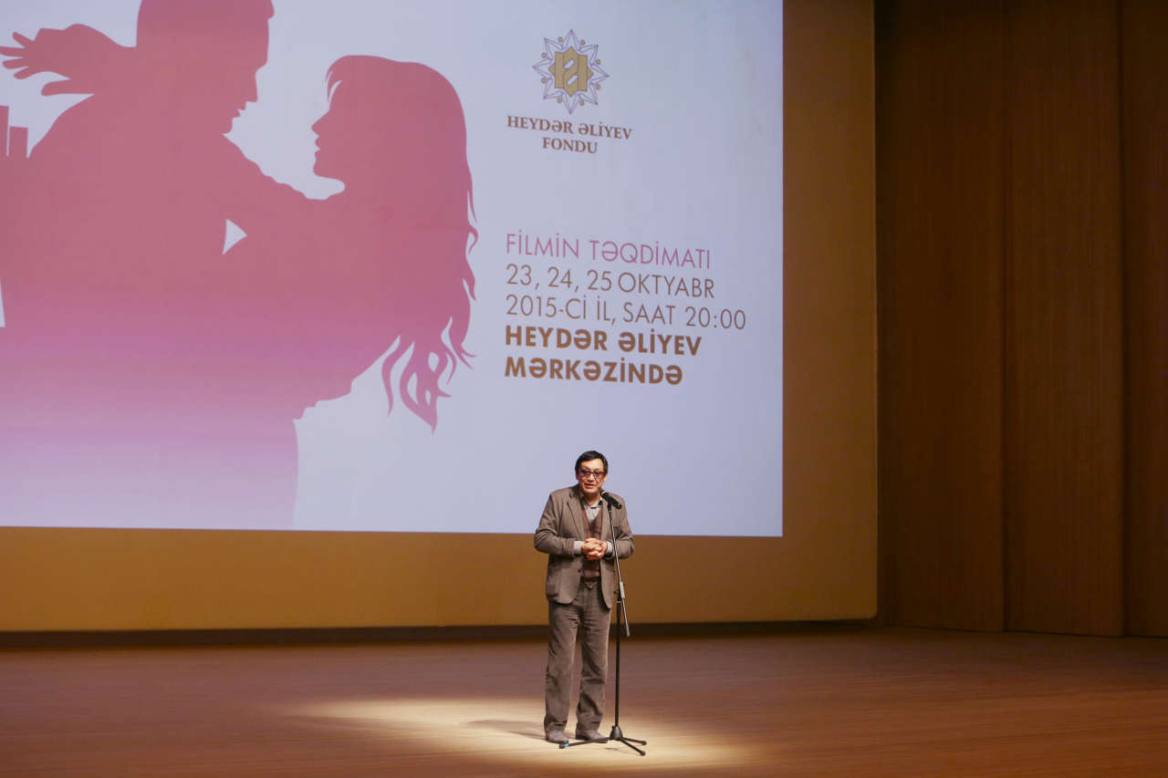 Heydər Əliyev Fondunun vitse-prezidenti Leyla Əliyeva “Bakı, mən səni sevirəm” kinolayihəsinin təqdimat mərasimində iştirak edib (FOTO)