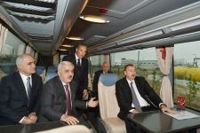 Prezident İlham Əliyev Sumqayıtda etilen-polietilen zavodunda yeni qurğuları işə salıb (FOTO)