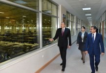 Prezident İlham Əliyev Ceyranbatan Ultrasüzgəcli Sutəmizləyici Qurğular Kompleksinin açılışında iştirak edib (FOTO)