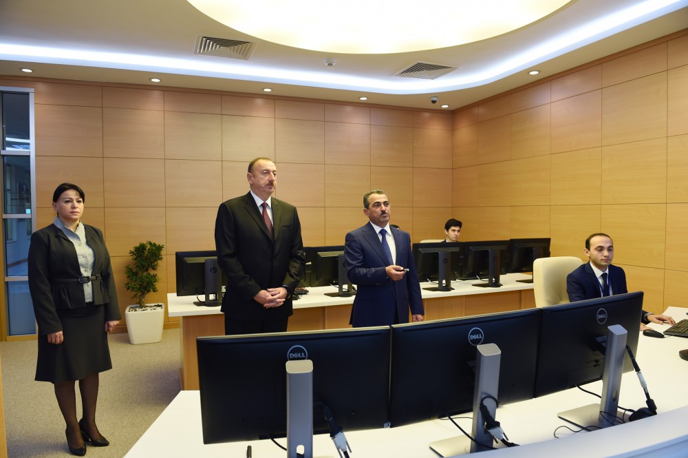 Prezident İlham Əliyev Ceyranbatan Ultrasüzgəcli Sutəmizləyici Qurğular Kompleksinin açılışında iştirak edib (FOTO)