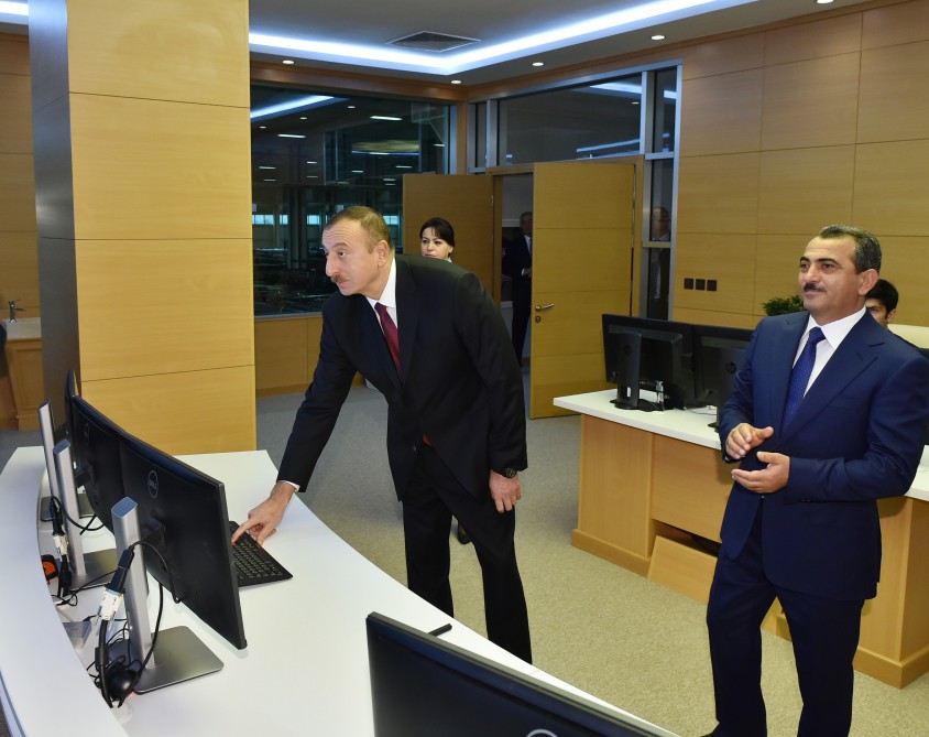 Prezident İlham Əliyev Ceyranbatan Ultrasüzgəcli Sutəmizləyici Qurğular Kompleksinin açılışında iştirak edib (FOTO)