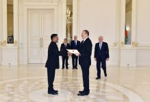 İlham Əliyev Misir və Hindistan səfirlərinin etimadnaməsini qəbul edib (ƏLAVƏ OLUNUB) (FOTO)