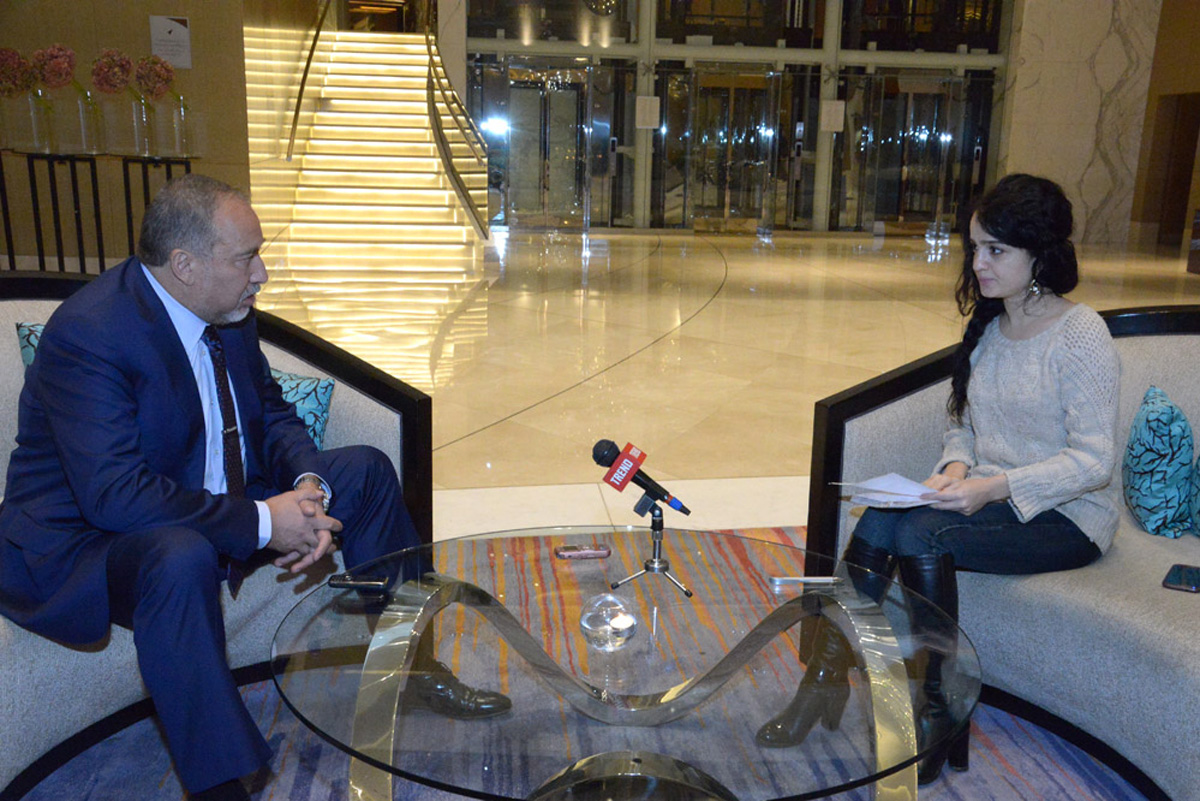 Aviqdor Liberman: Azərbaycan heç bir Qərb ölkəsindən geri qalmır (FOTO)