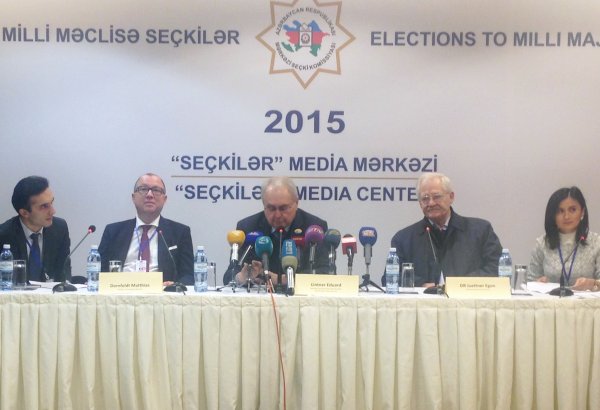 Almaniya Müşahidə Qrupu: Seçkilərdə heç bir qanun pozuntusu qeydə alınmayıb