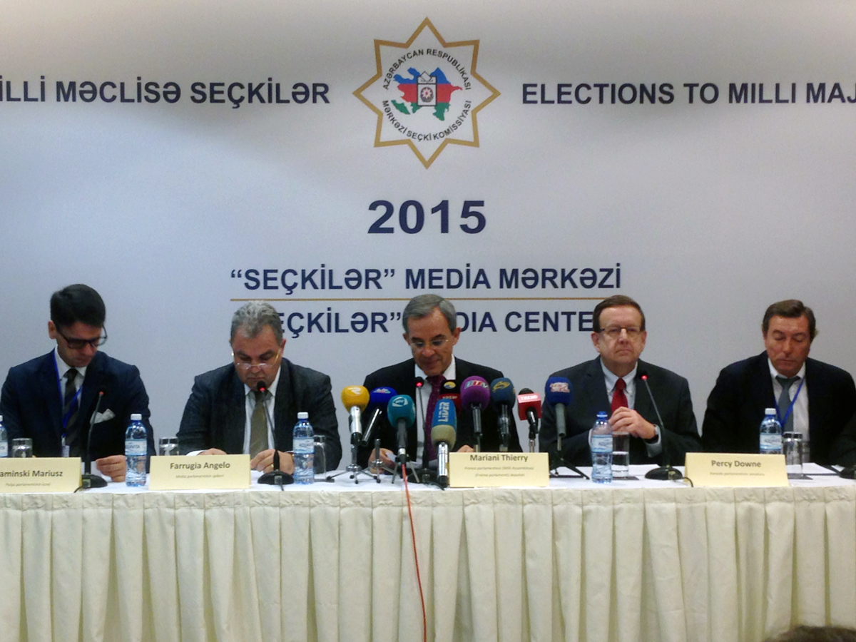 Avropalı müşahidəçilər seçkilərin gedişinə müdaxilə halları qeydə almayıblar