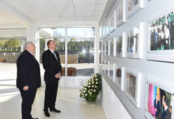 Şəkinin Qoxmuq kənd tam orta məktəbinin yeni binası istifadəyə verilib (FOTO)