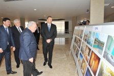 İlham Əliyev Şəkidə "Marxal" sanatoriya-istirahət kompleksində tikinti işlərinin gedişi ilə tanış olub (FOTO)