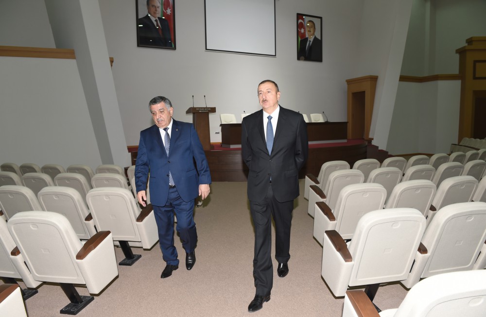 Prezident İlham Əliyev Zaqatala şəhərində Heydər Əliyev Mərkəzinin açılışında iştirak edib (FOTO)