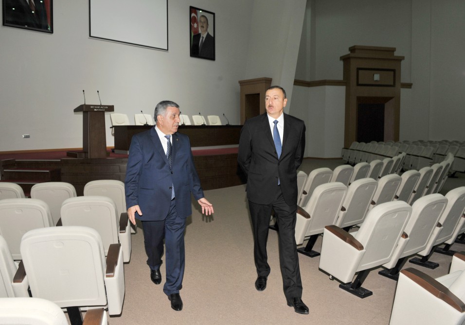 Prezident İlham Əliyev Zaqatala şəhərində Heydər Əliyev Mərkəzinin açılışında iştirak edib (FOTO)