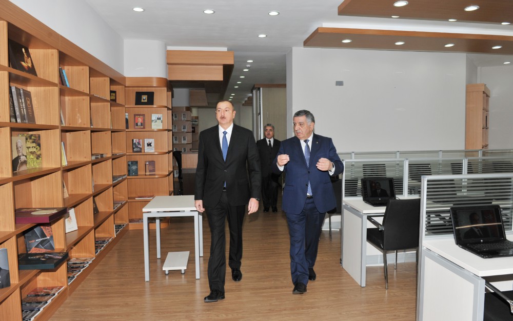Prezident İlham Əliyev Zaqatala şəhərində Heydər Əliyev Mərkəzinin açılışında iştirak edib (FOTO)