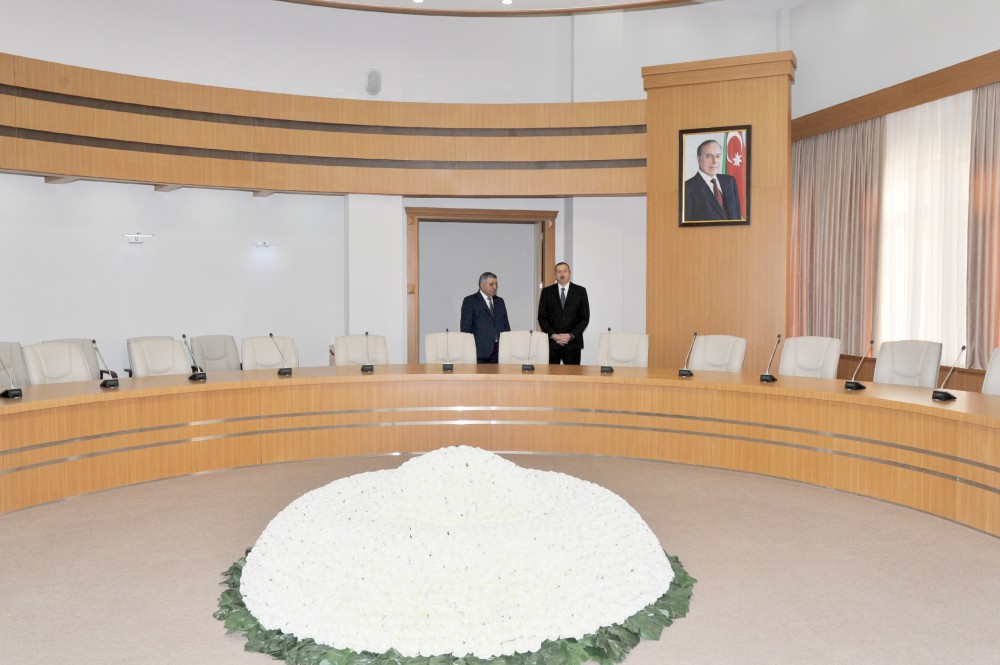 Prezident İlham Əliyev Zaqatala şəhərində Heydər Əliyev Mərkəzinin açılışında iştirak edib (FOTO)