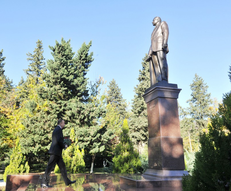 Prezident İlham Əliyev Zaqatala rayonuna səfərə gəlib (FOTO)