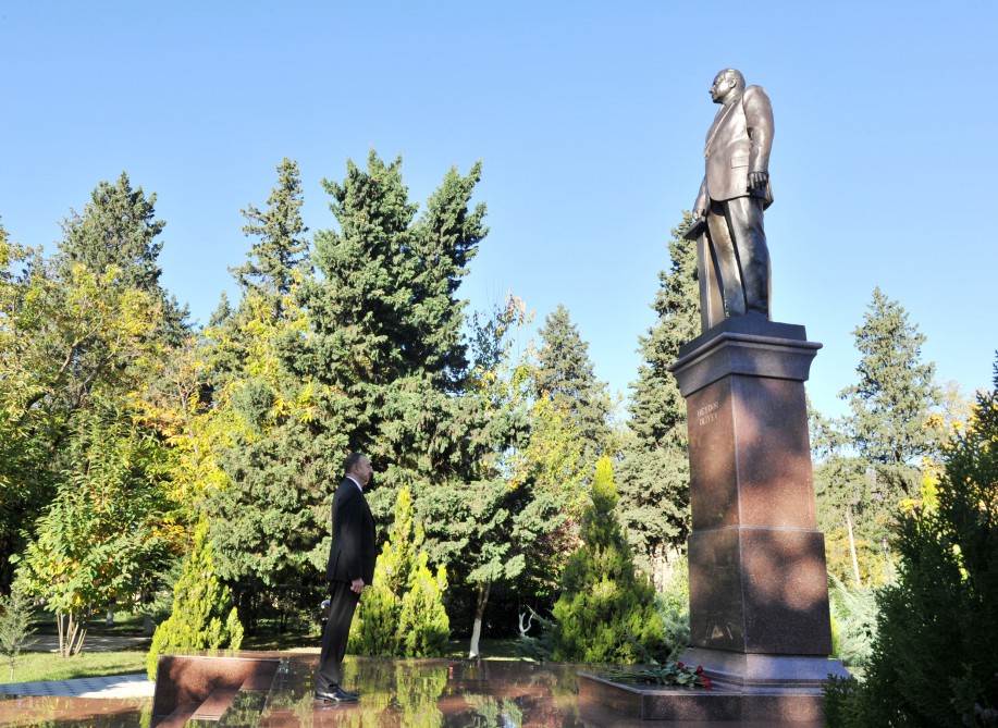 Prezident İlham Əliyev Zaqatala rayonuna səfərə gəlib (FOTO)