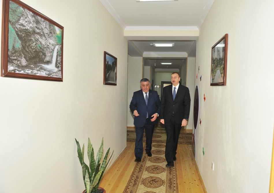 Heydər Əliyev Fondunun təşəbbüsü ilə Zaqatalada inşa edilən uşaq bağçası istifadəyə verilib (FOTO)