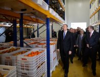Azərbaycan və Gürcüstan prezidentləri Marneulidə fəaliyyət göstərən soyuducu anbar kompleksi ilə tanış olublar (FOTO)
