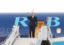 Prezident İlham Əliyevin Gürcüstana səfəri başa çatıb (FOTO)