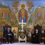 Prezident İlham Əliyev Gürcüstan Pravoslav Kilsəsinin Patriarxı II İliya ilə görüşüb (FOTO)