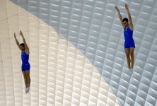 Batut gimnastikası və tamblinq üzrə Azərbaycan çempionatı başlayıb (FOTO)